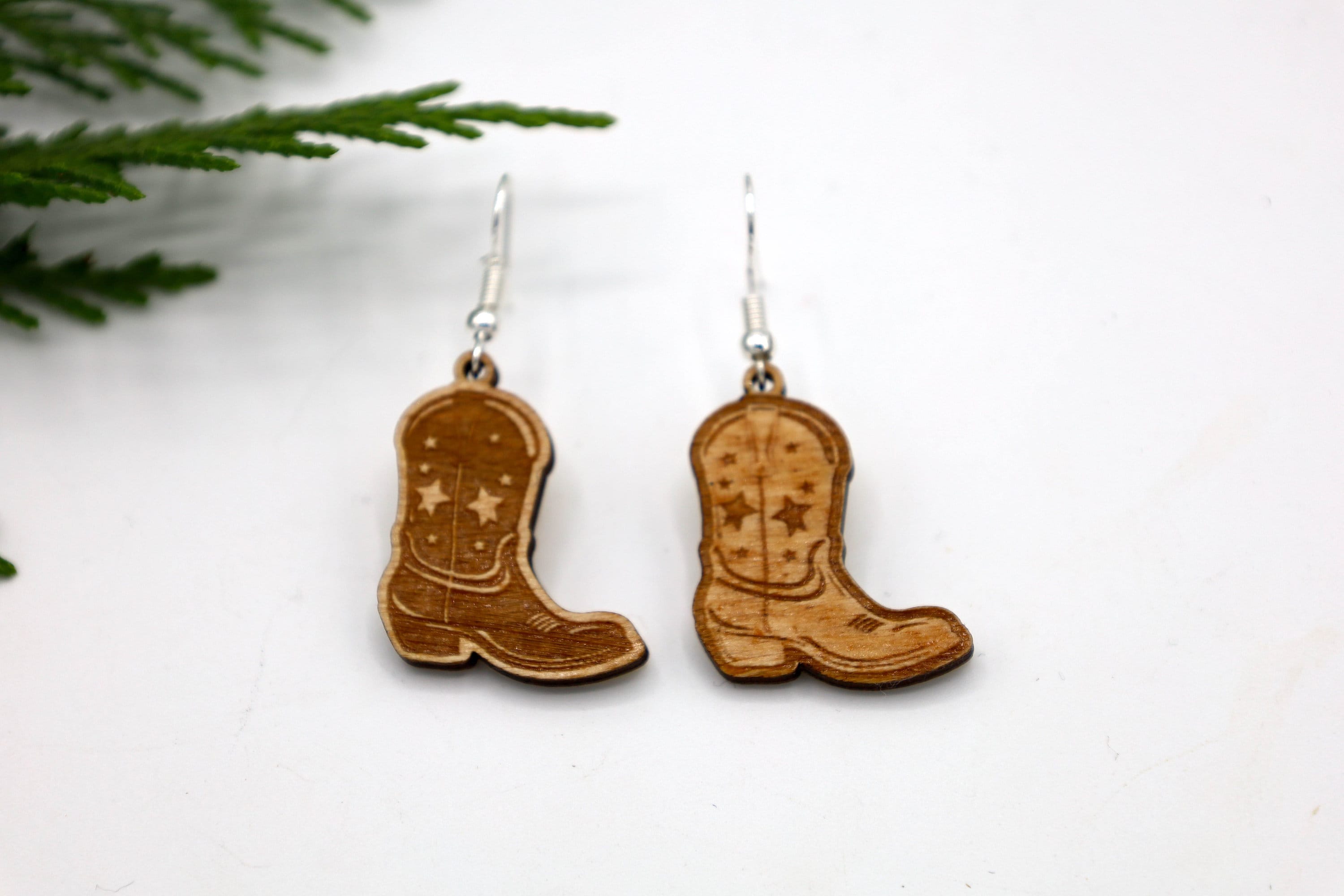 Boot Themed Earring SVG, PNG, dxf Digital File Instant Download