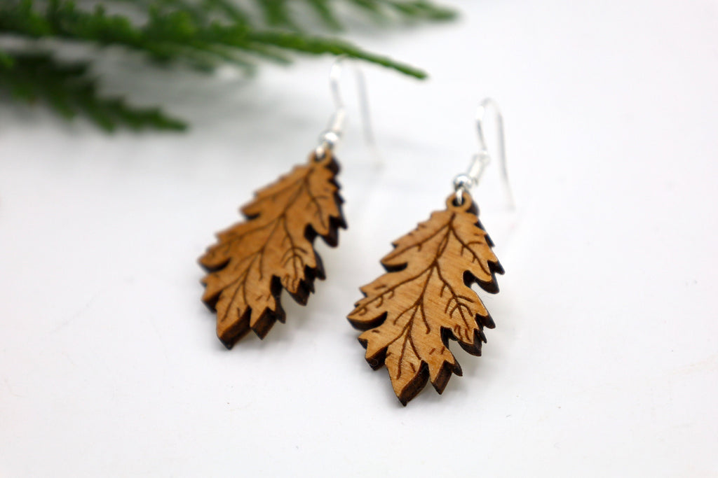 Nature-Inspired Leaf Earring SVG, PNG, dxf Templates - DIY Jewelry Design, Instant Download