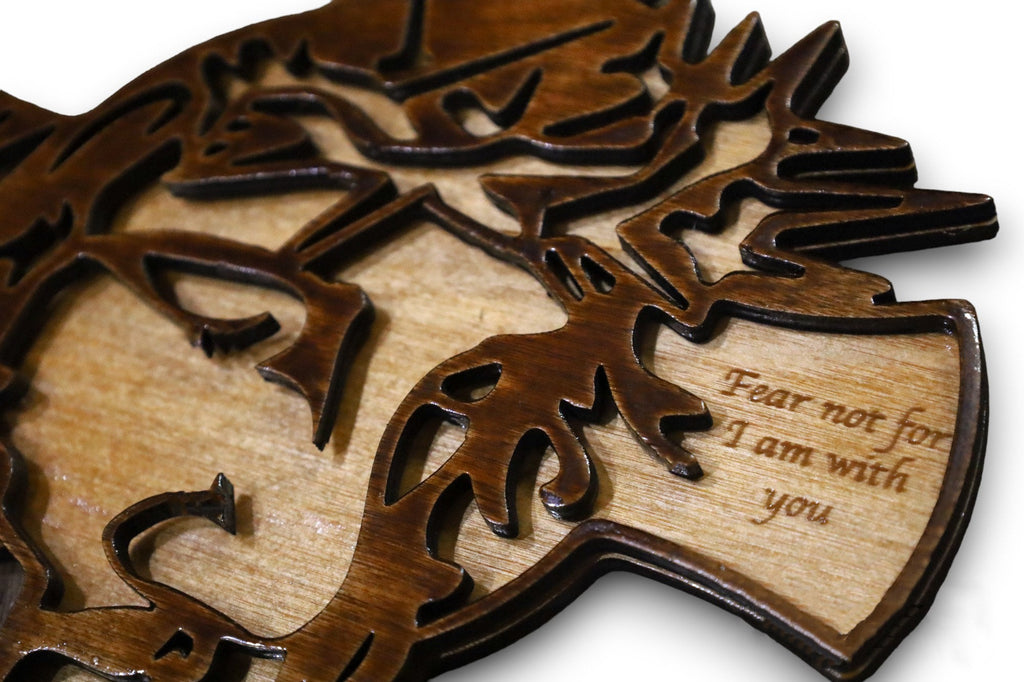 DIY 2 Layer Wooden Jesus Cross SVG, PNG, Dxf, Ai File Design Instant Download I Christianity, Laser ready File