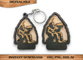 2 Layer Bigfoot Arrowhead Moonshine Keychain and Magnet craft SVG, png, dxf File Instant Download Bundle Commercial License Included
