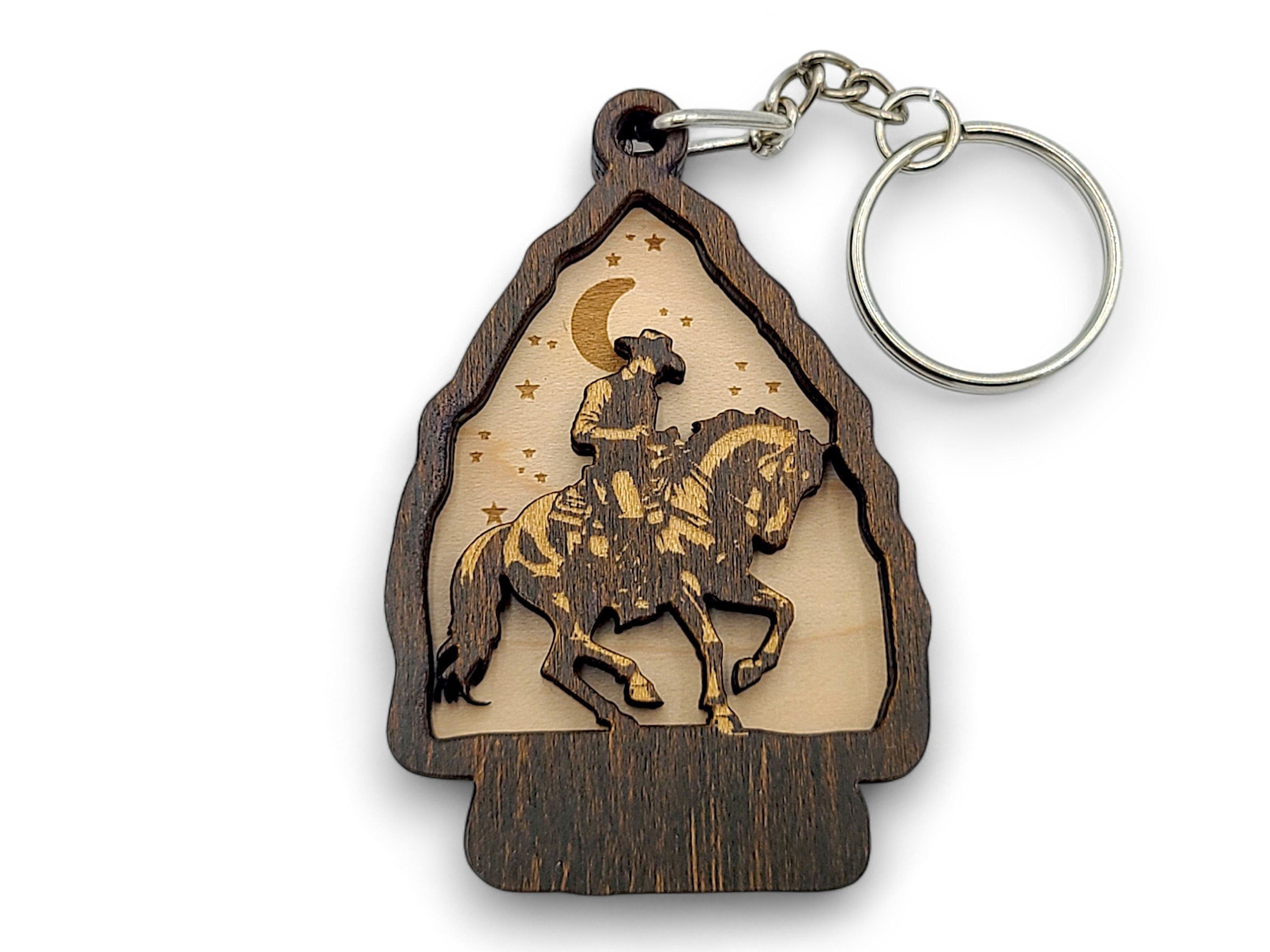 2 Layer Western Cowboy Arrowhead Keychain and Magnet craft SVG, png, dxf File Instant Download Bundle Commercial License Included