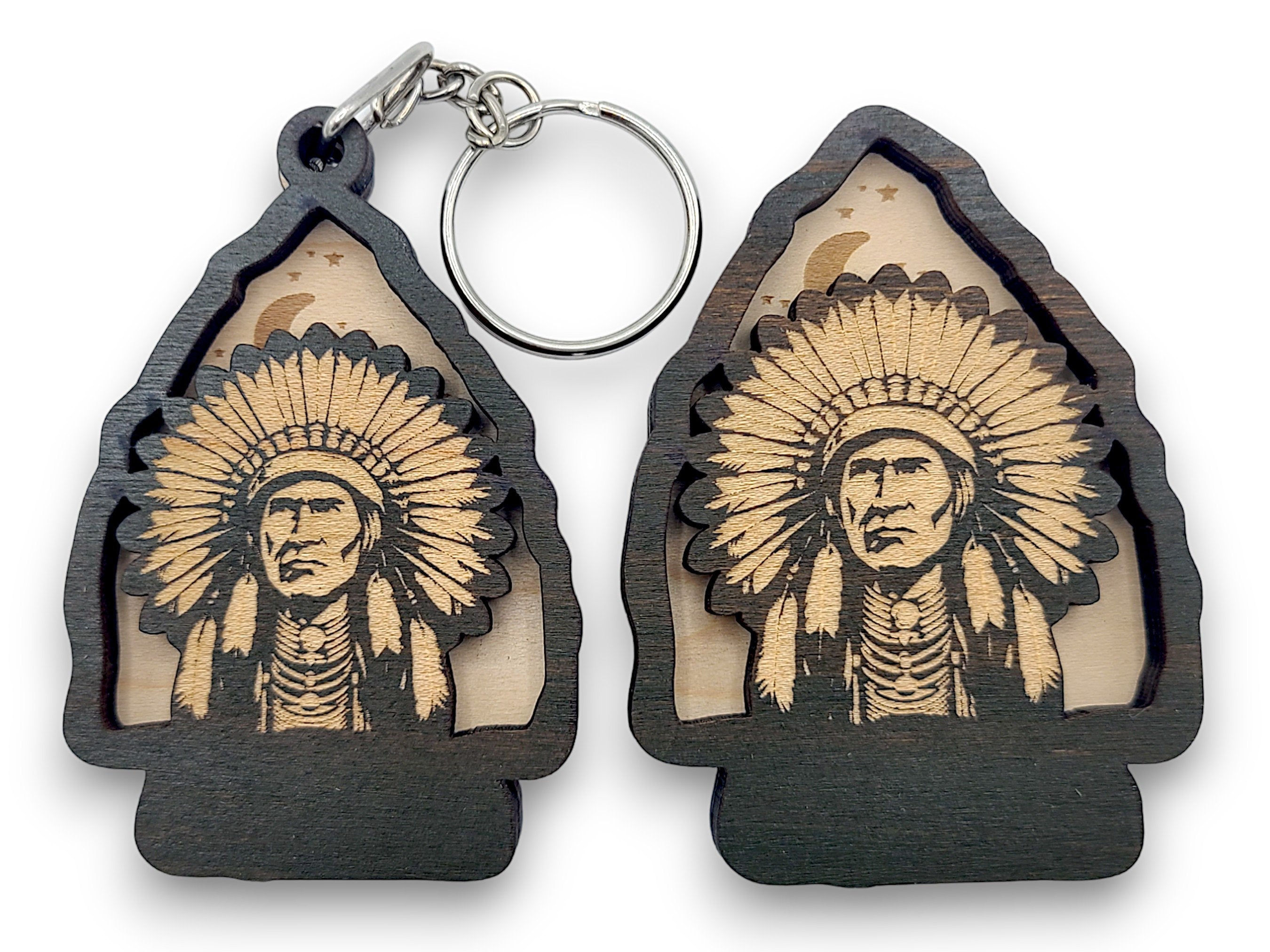 Bundle 5 Native American Arrowhead Keychain and Magnet Gift Souvenir SVG, png, dxf Laser File Instant Download Bundle Commercial License