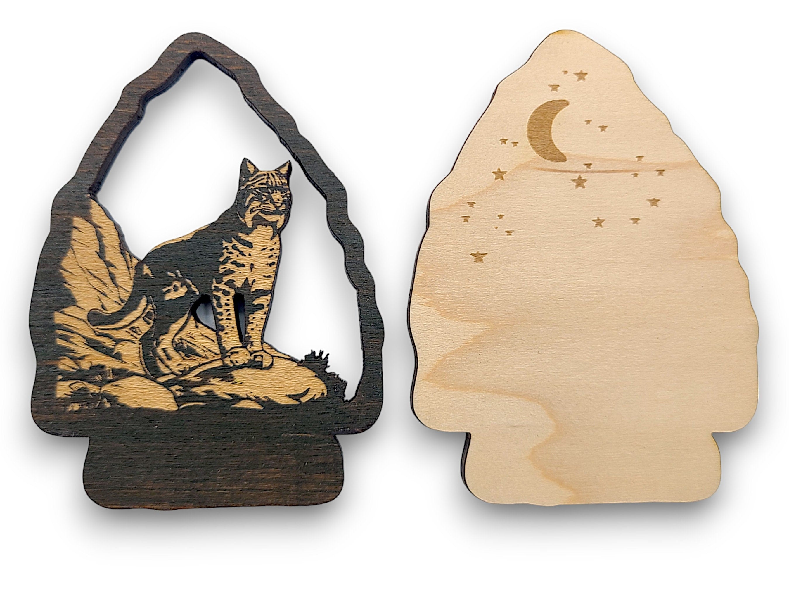 2 Layer Bobcat Arrowhead Keychain and Magnet Craft Gift Souvenir SVG, png, dxf File Instant Download Bundle Commercial License