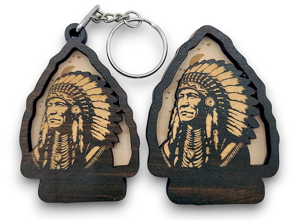 Bundle 5 Native American Arrowhead Keychain and Magnet Gift Souvenir SVG, png, dxf Laser File Instant Download Bundle Commercial License