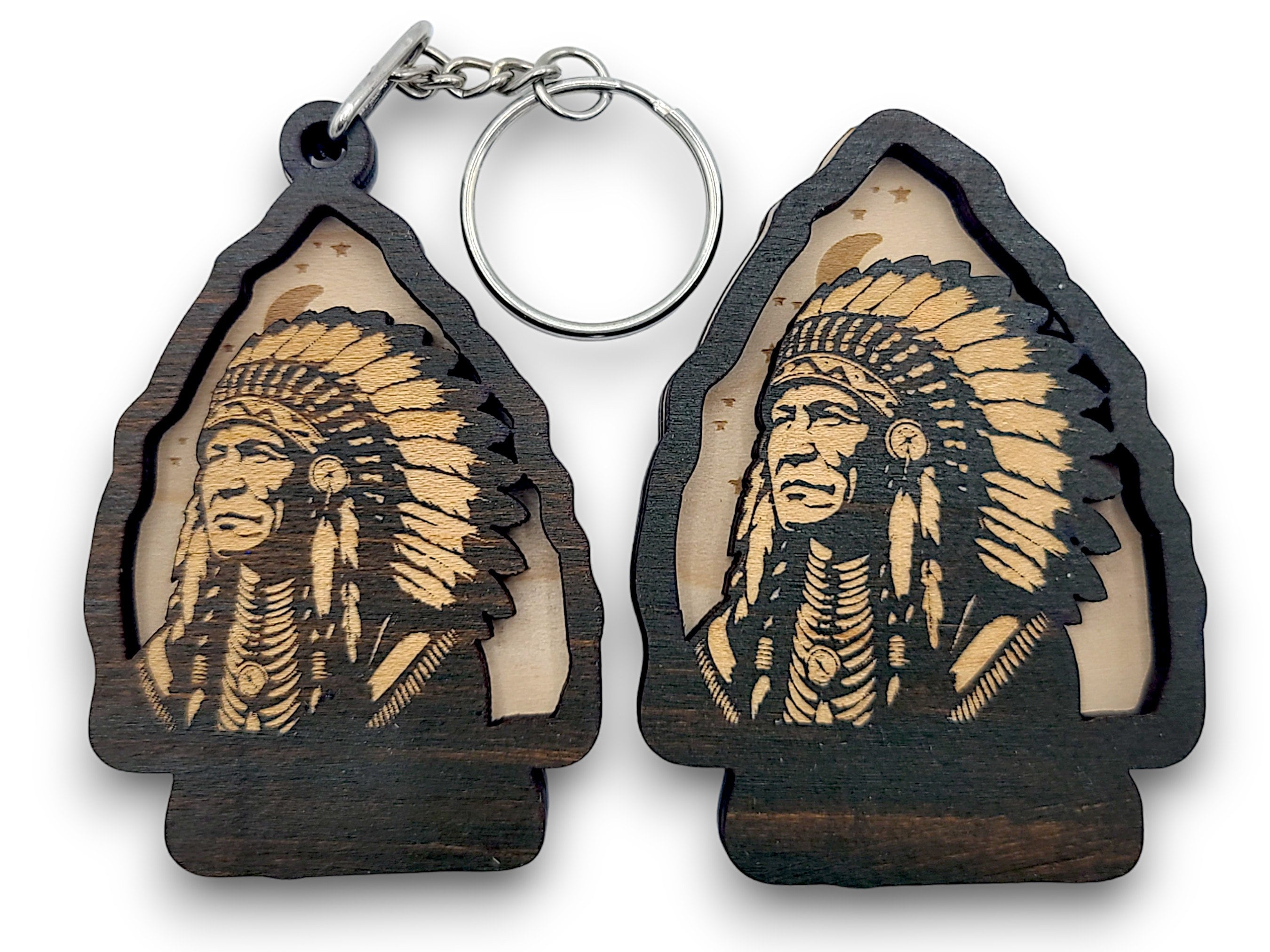 Bundle 5 Native American Arrowhead Keychain and Magnet Gift Souvenir SVG, png, dxf Laser File Instant Download Bundle Commercial License