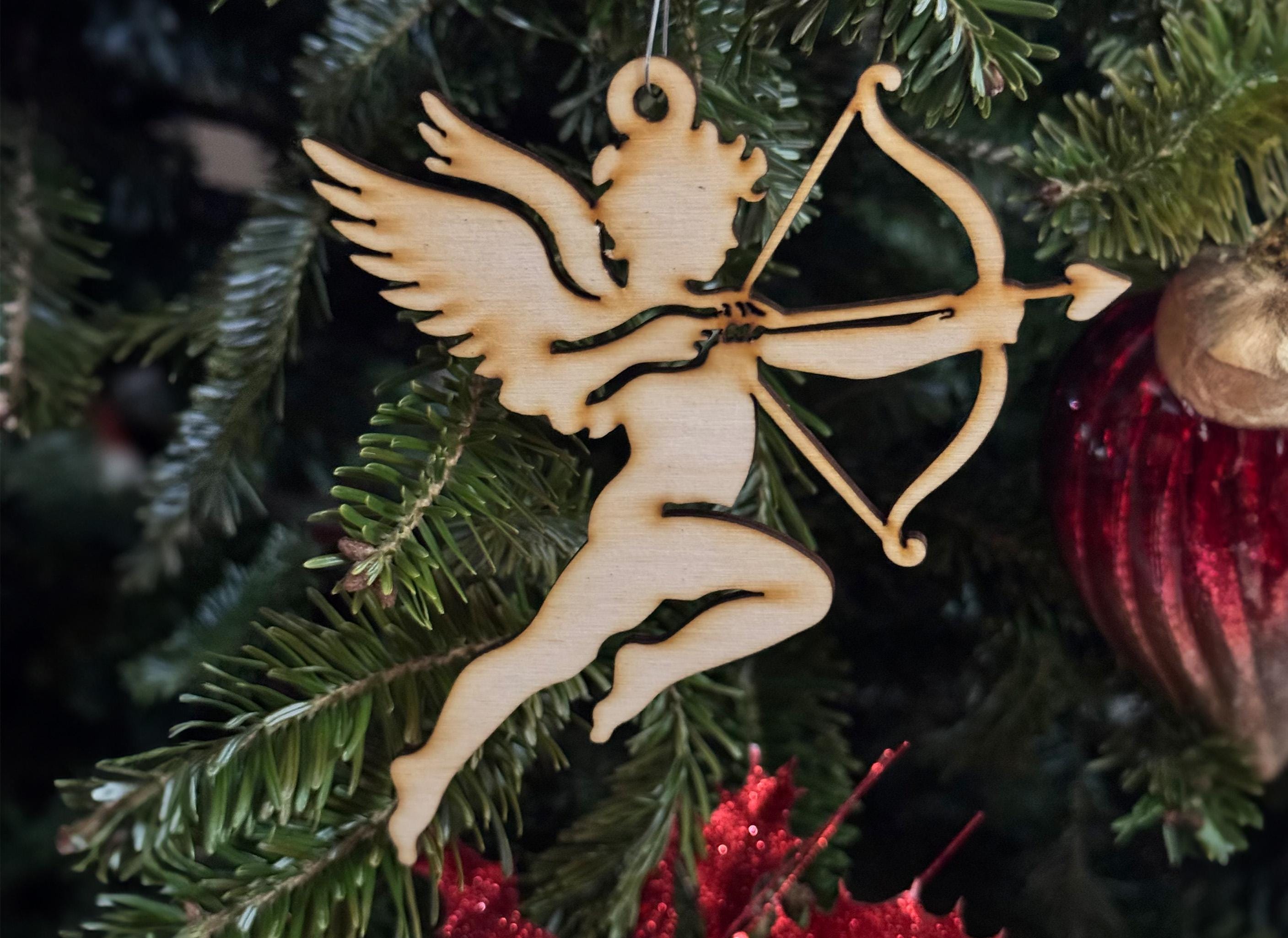 Cupid Ornament Valentine’s day DIY craft SVG, DXF Laser Cut File Instant Download