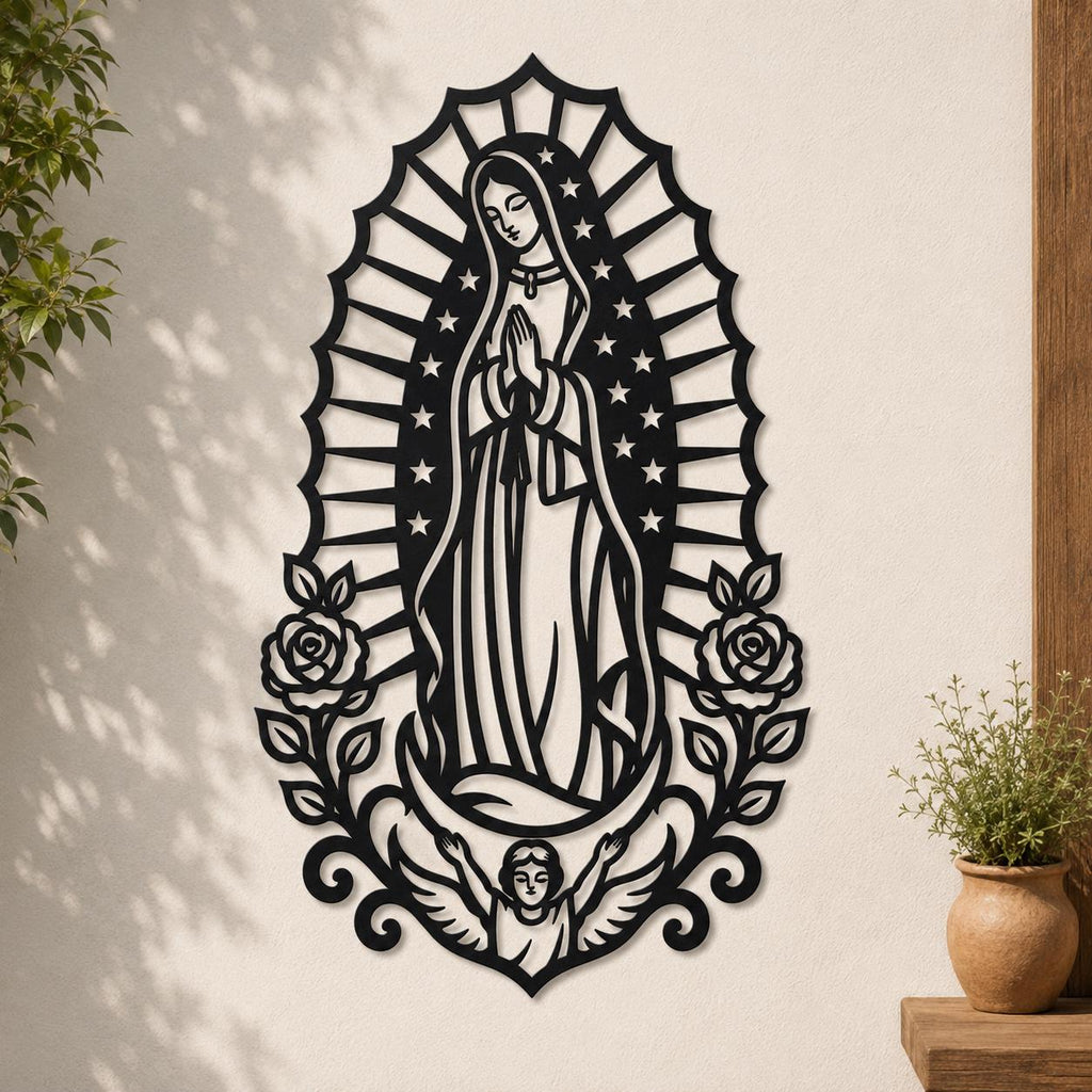 Our Lady of Guadalupe SVG | Virgin Mary Laser Cut File | Catholic SVG for CNC Plasma, Cricut & Glowforge